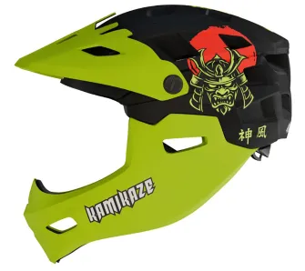 Kask Kamikaze RONIN Helmet Green M Czarno-zielony