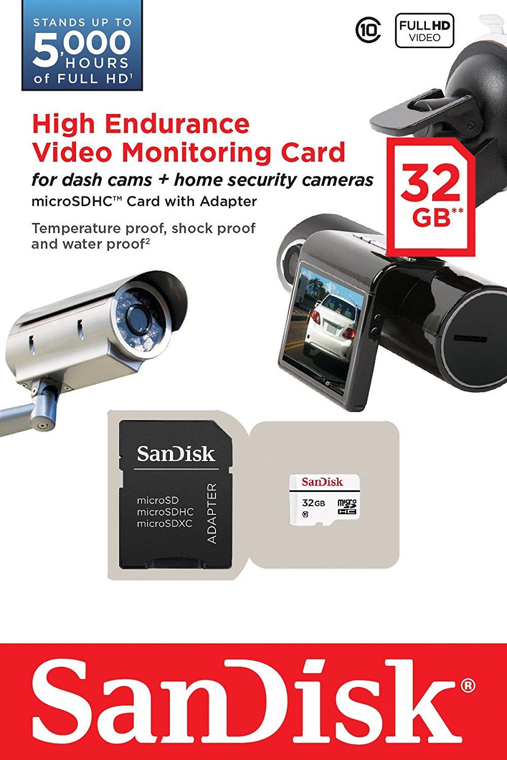 SanDisk High Endurance microSDHC 32GB