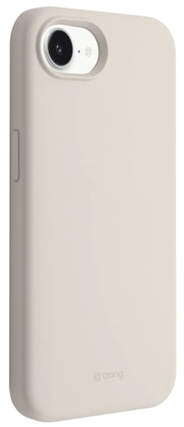 Etui Crong Color Cover Magnetic MagSafe do iPhone 17e / 16e Kamienny beż