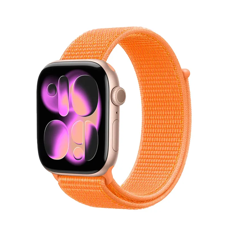 Pasek Crong Nylon do Apple Watch 38/40/41/42mm Tropical Orange
