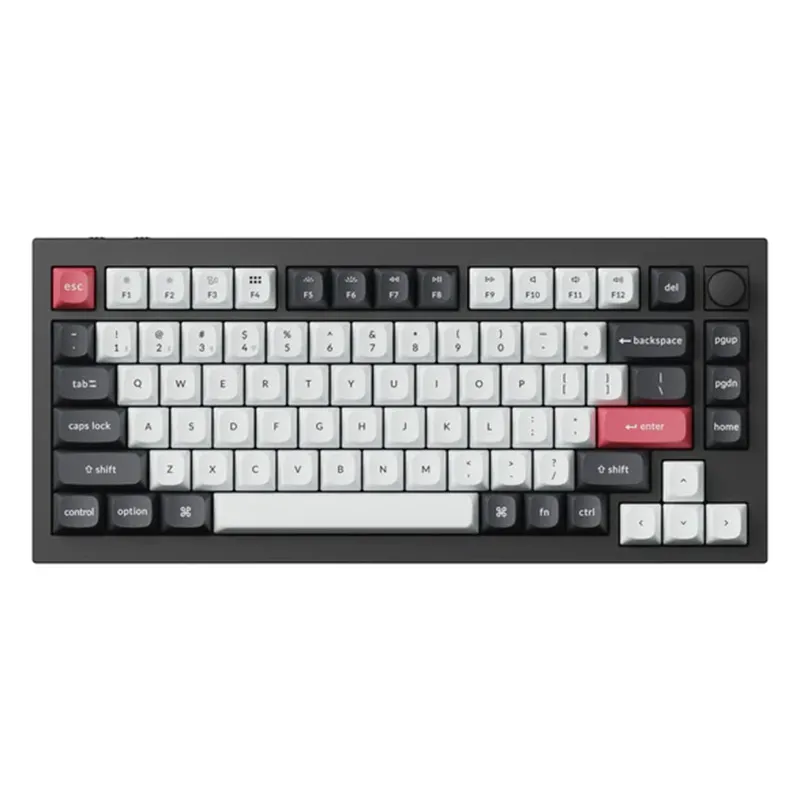 Klawiatura magnetyczna Keychron Q1 HE QMK Nebula Czarno-Biały