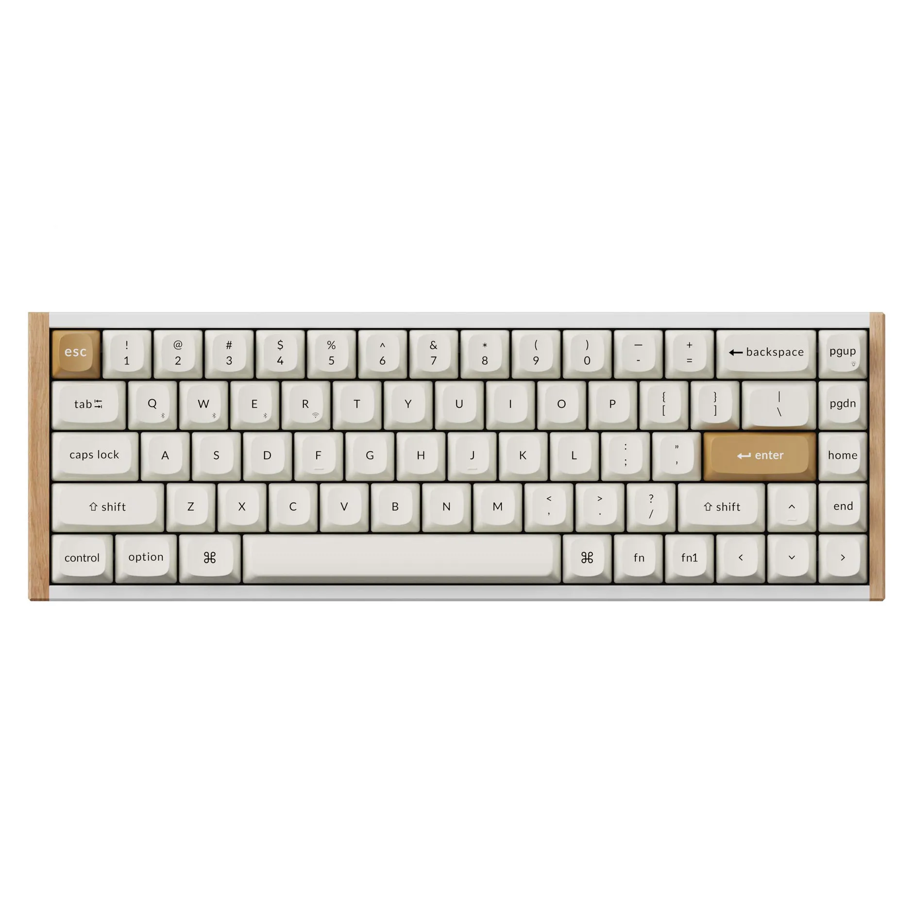 Klawiatura magnetyczna Keychron K6 HE Special Edition Biało-Brązowy