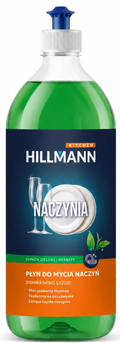 Płyn do mycia naczyń HILLMANN AGDPN01ZH 500ml Zapach zielonej herbaty
