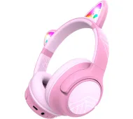 PowerLocus Bobo Kocie Uszy Nauszne Dla Dzieci Bluetooth 5.3 Niebieski