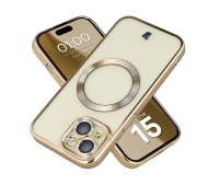 Bizon Case GuardO do iPhone 15 Złoty
