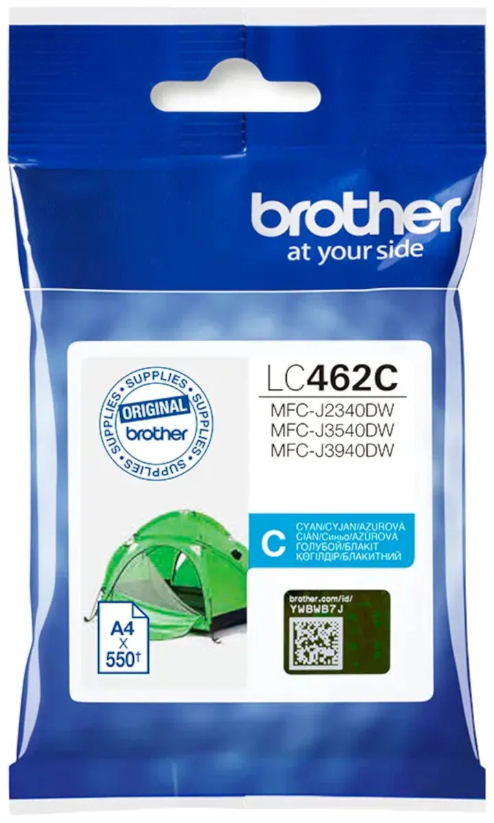 Tusz Brother LC462C Błękitny 7,2 ml