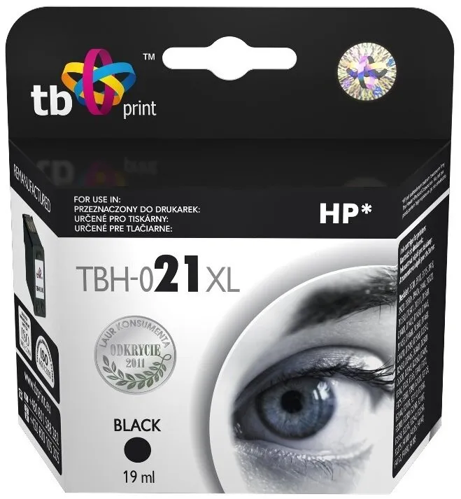 Tusz TB Print TBH-021XL (zamiennik 21XL) Czarny 19 ml