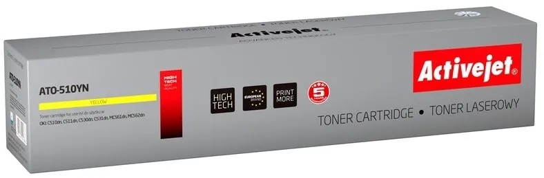 Toner ActiveJet ATO-510YN (zamiennik 44469722) Żółty
