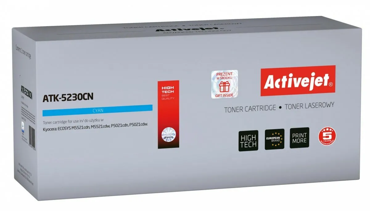 Toner ActiveJet ATK-5230CN (zamiennik TK-5230C) Błękitny