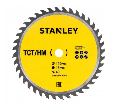 Tarcza do cięcia Stanley STA13145-XJ 190mm