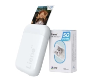Liene Pearl 2x3" Biały + 50 arkuszy papieru