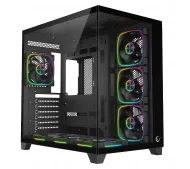 Rampage Sealite 7xFan ARGB Czarny