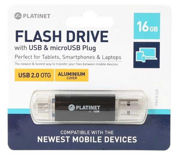 PenDrive Platinet AX-Depo 16GB microUSB (czarny)