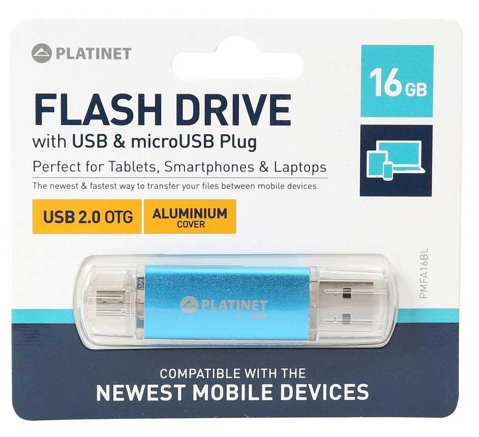 PenDrive Platinet AX-Depo 16GB microUSB (niebieski)