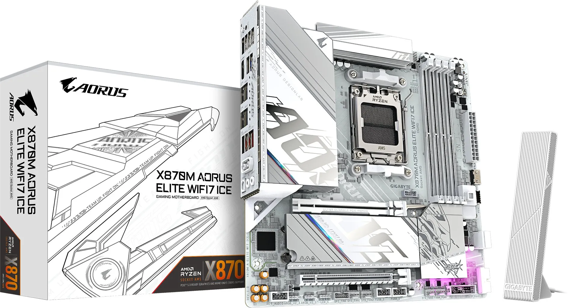 Płyta główna Gigabyte X870M AORUS ELITE WIFI7 ICE