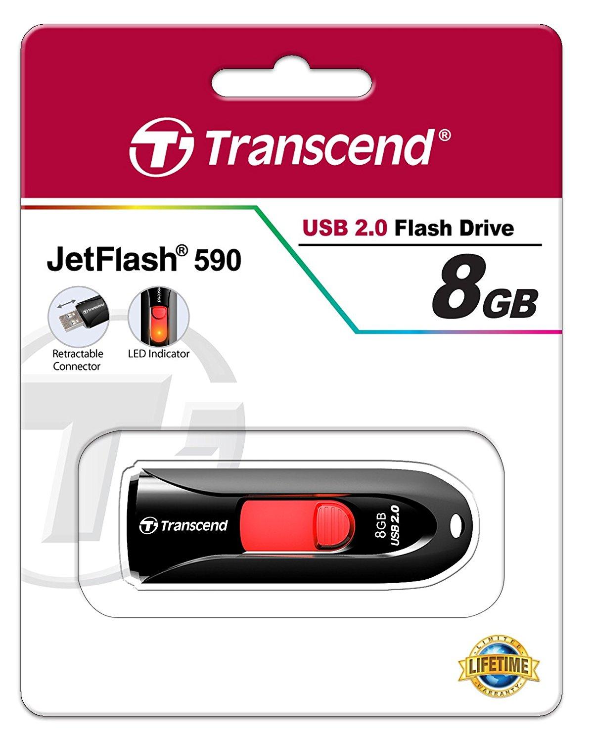 PenDrive Transcend JetFlash 590 8GB USB 2.0