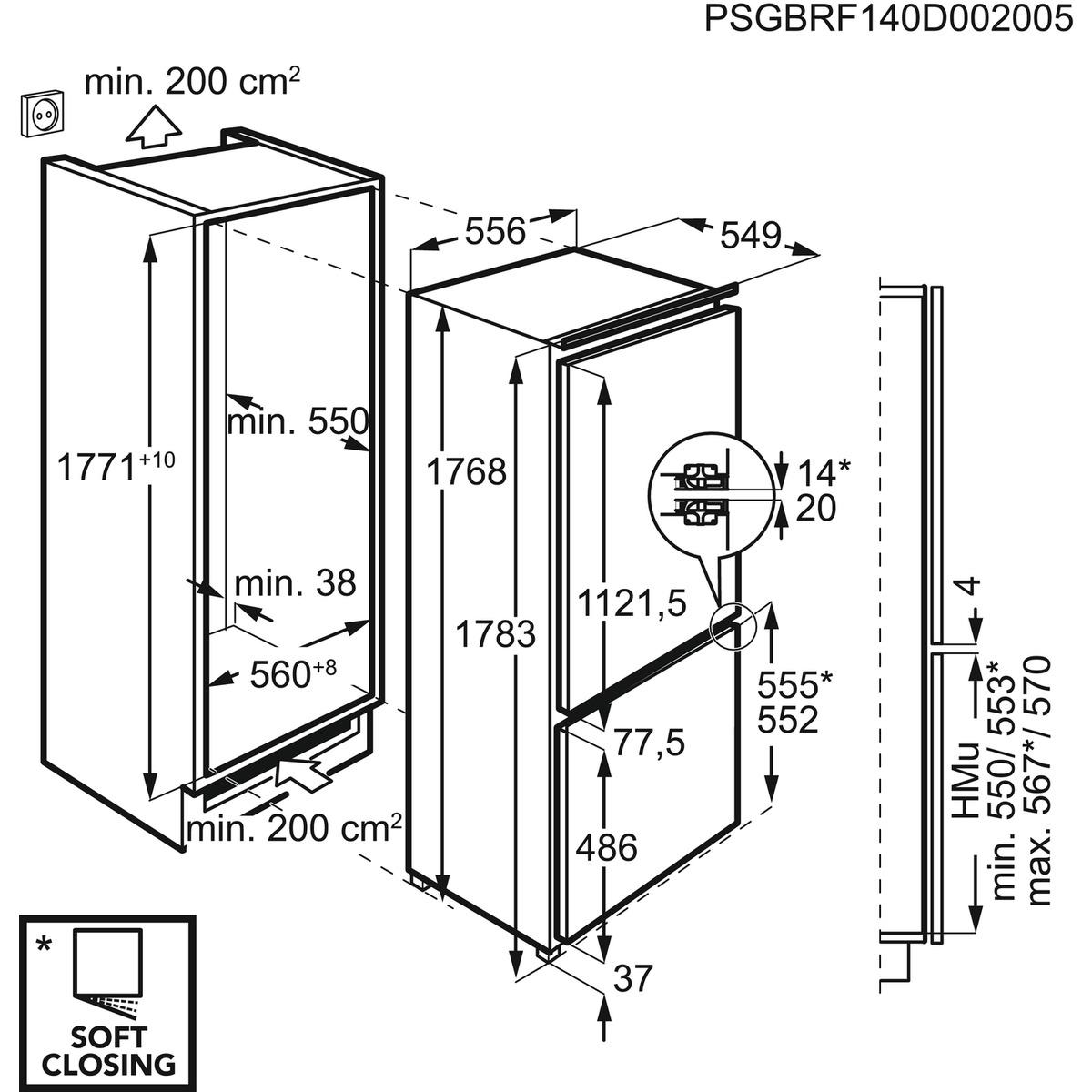 Lodówka AEG SCE81816ZF