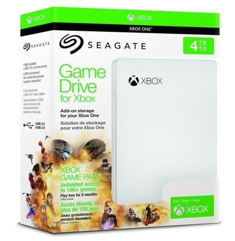 Dysk Seagate Game Drive Xbox Game Pass 4TB USB 3.2 Biały