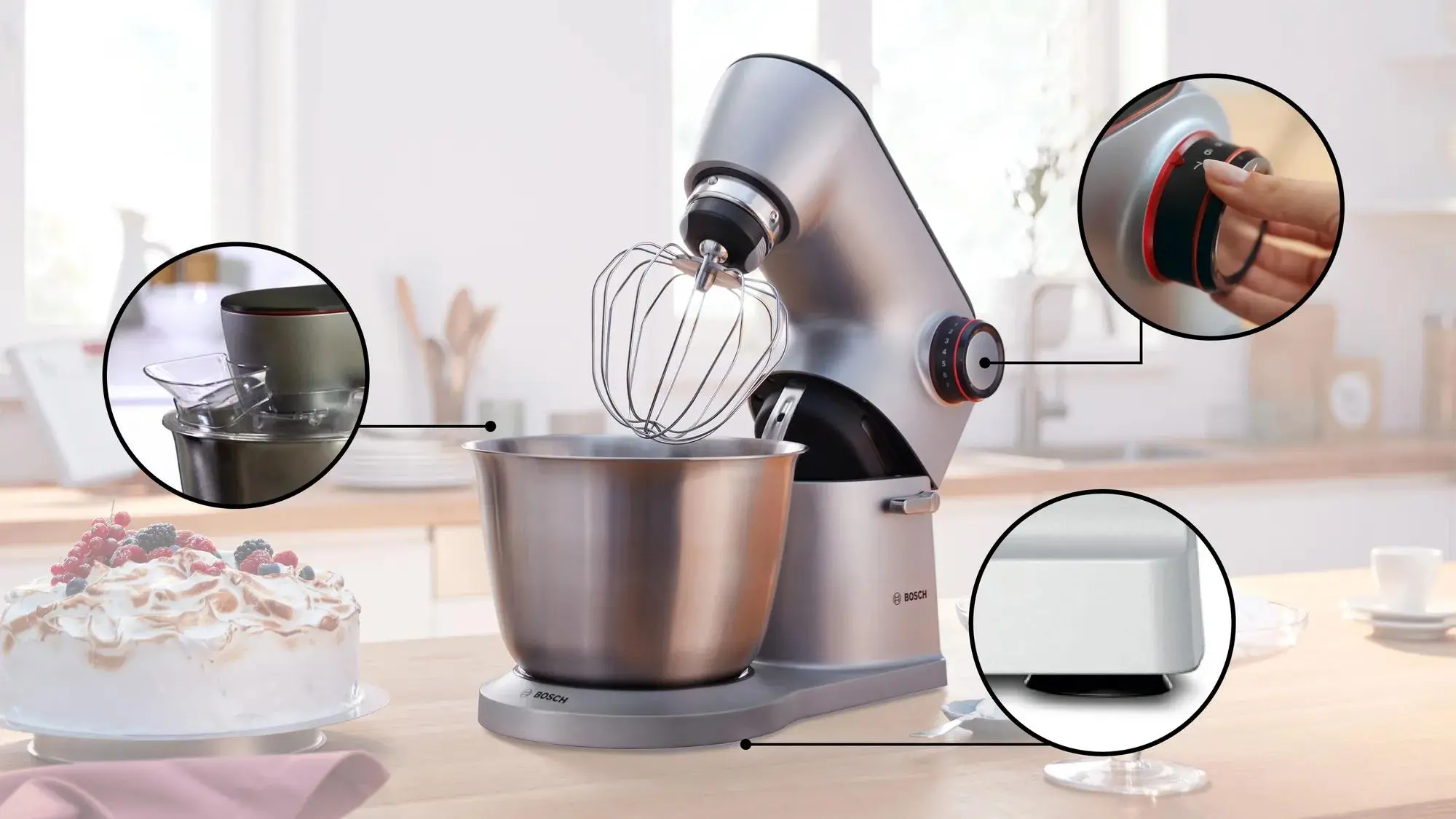 Robot planetarny Bosch OptiMUM MUM9B34S27 1400W Maszynka do mielenia Blender kielichowy