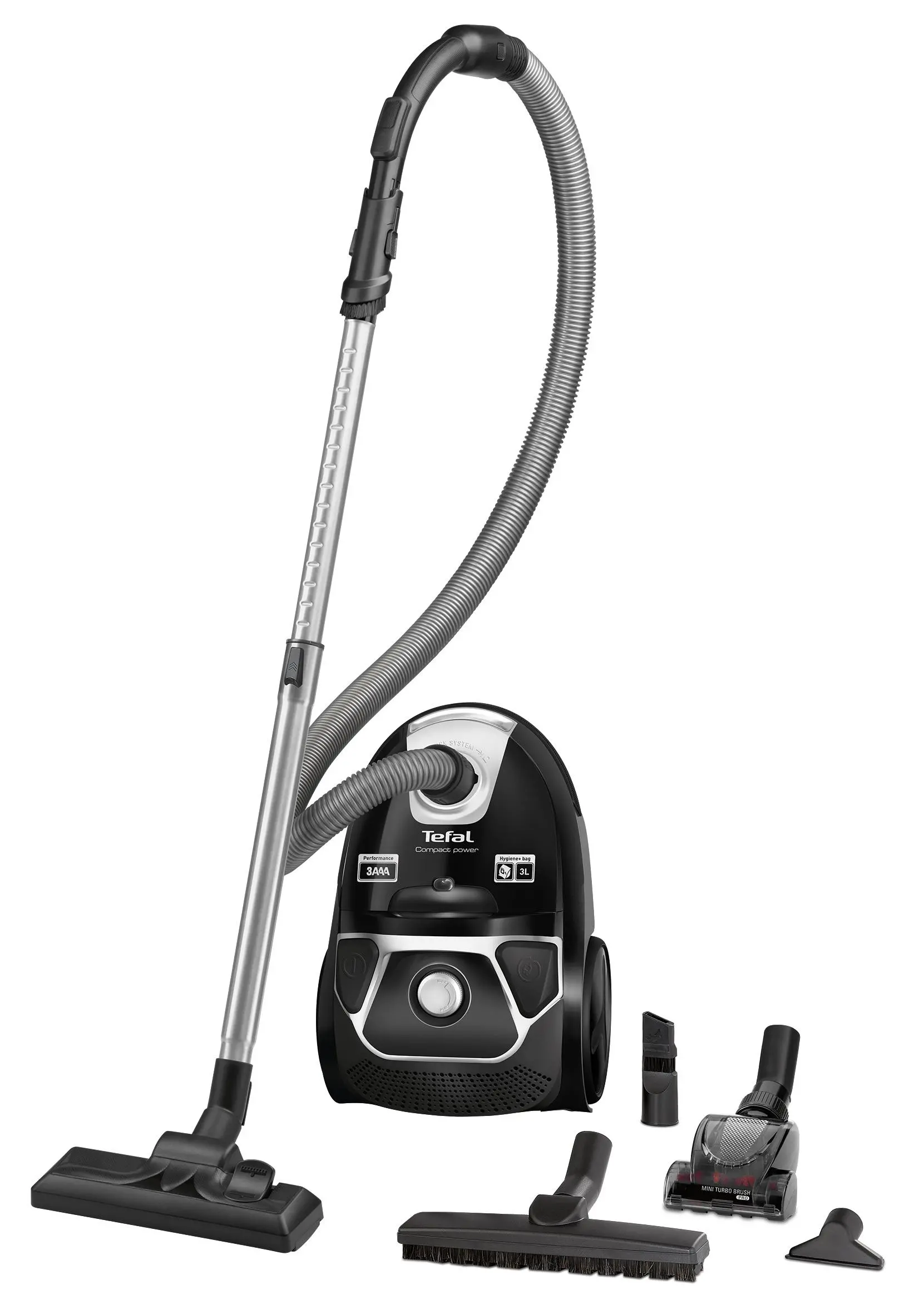 Odkurzacz Tefal Compact Power TW3985 900W Mini turboszczotka Szczotka do parkietów