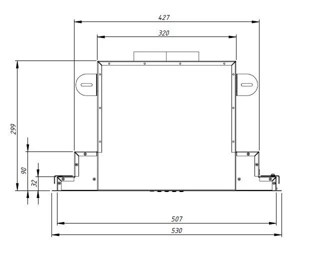 Okap Akpo WK-10 Neva Glass Biały