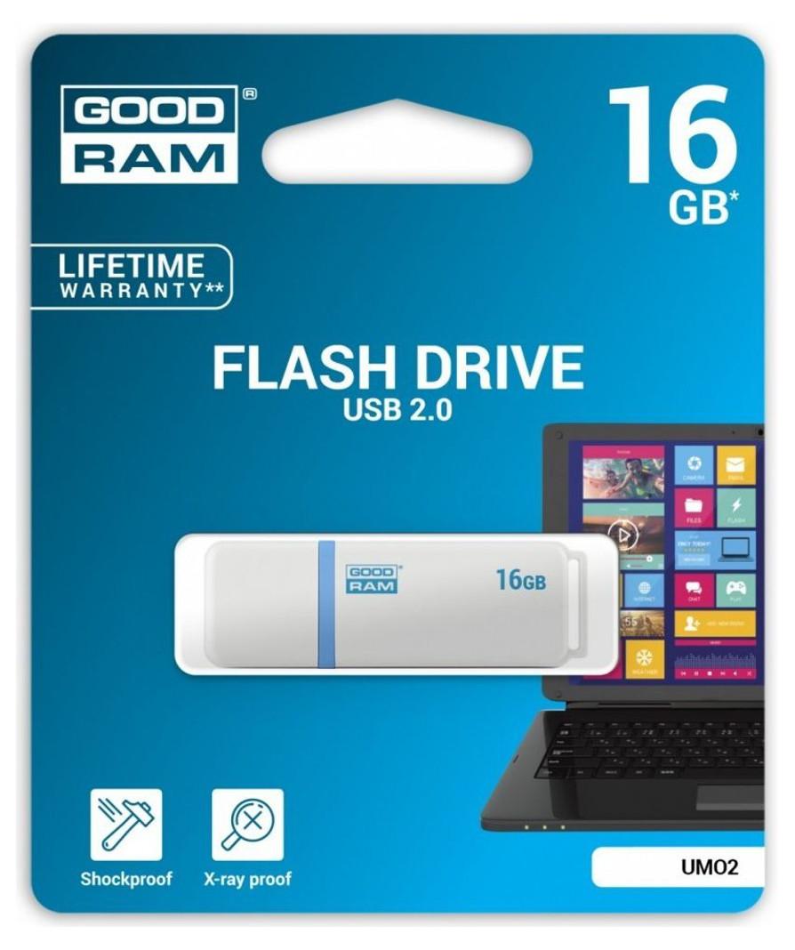 PenDrive GoodRam UMO2 16GB USB 2.0 (biały)