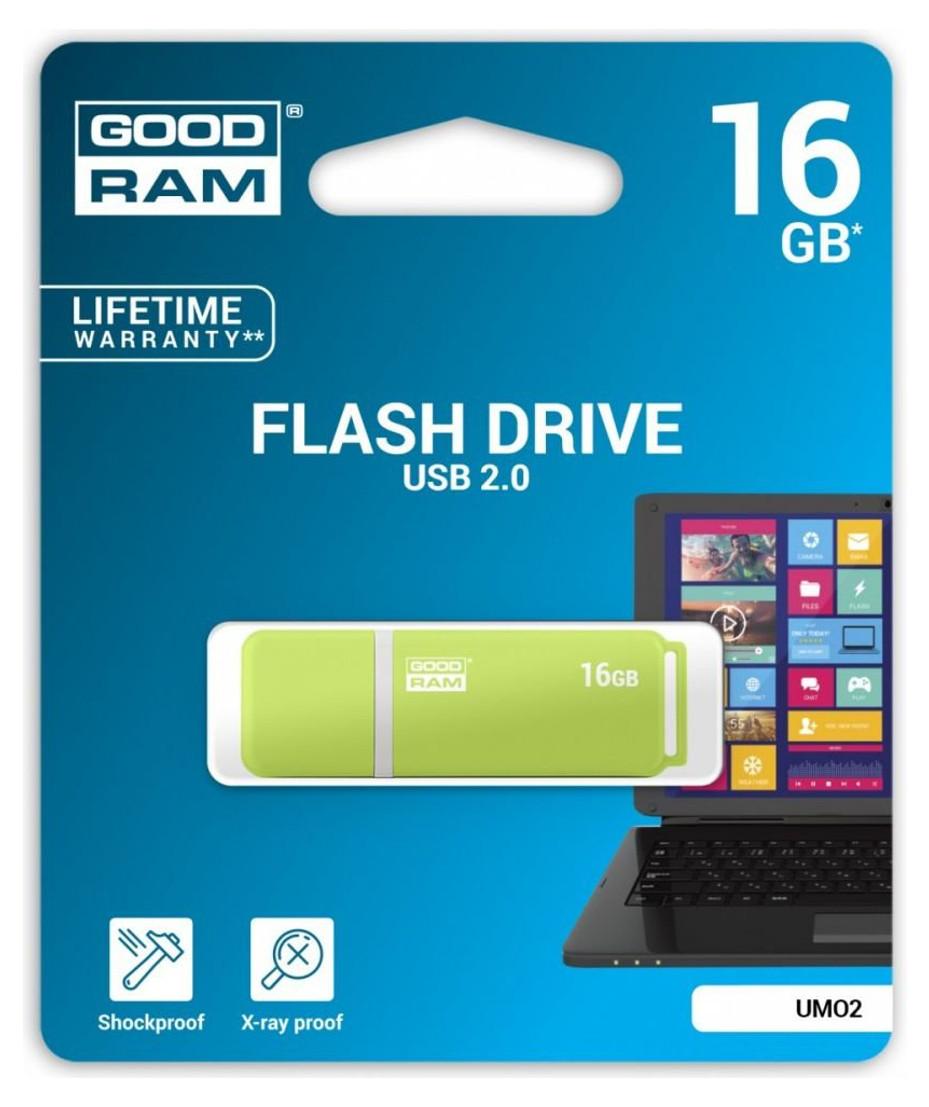 PenDrive GoodRam UMO2 16GB USB 2.0 (zielony)