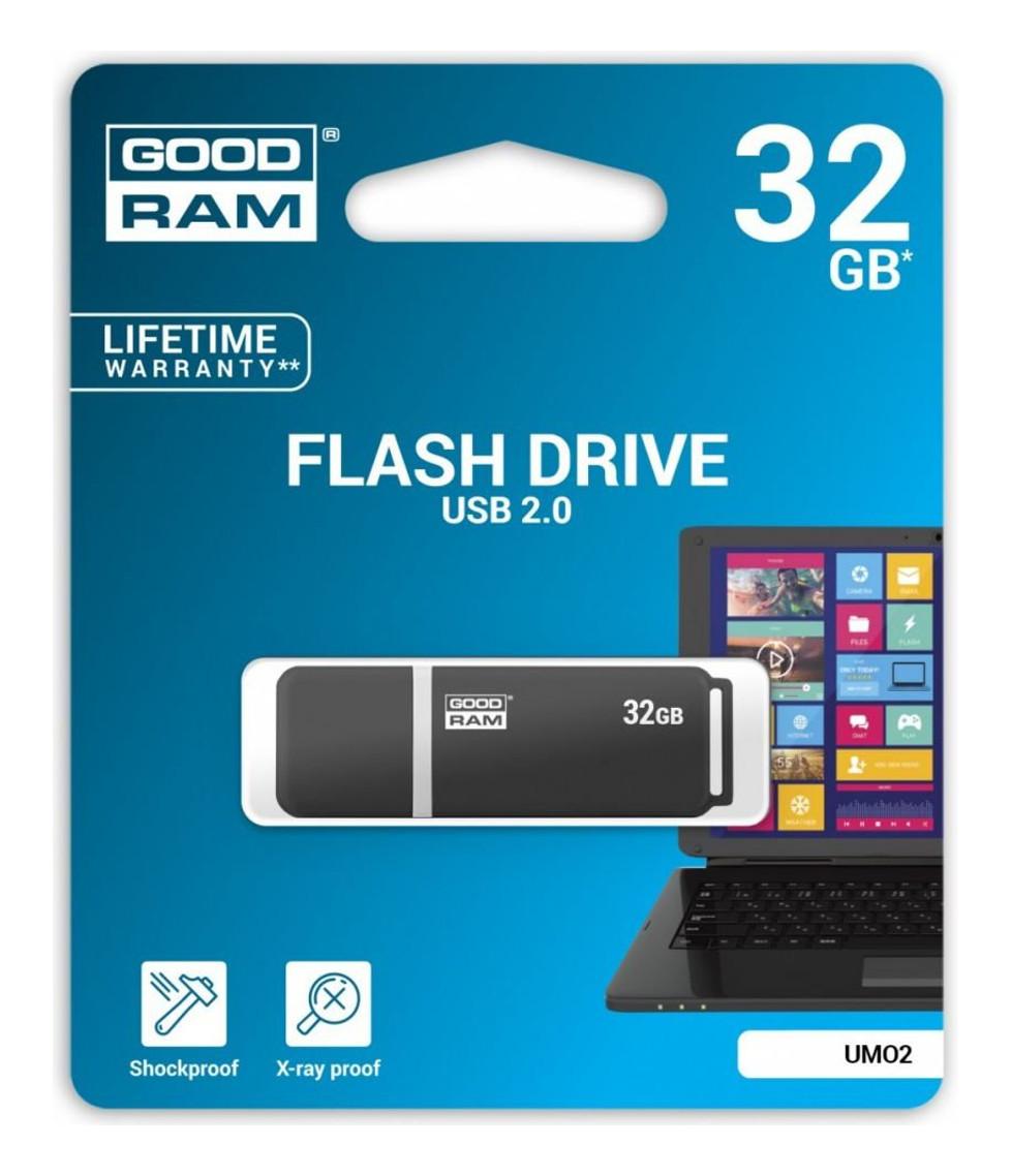 PenDrive GoodRam UMO2 32GB USB 2.0 (grafitowy)