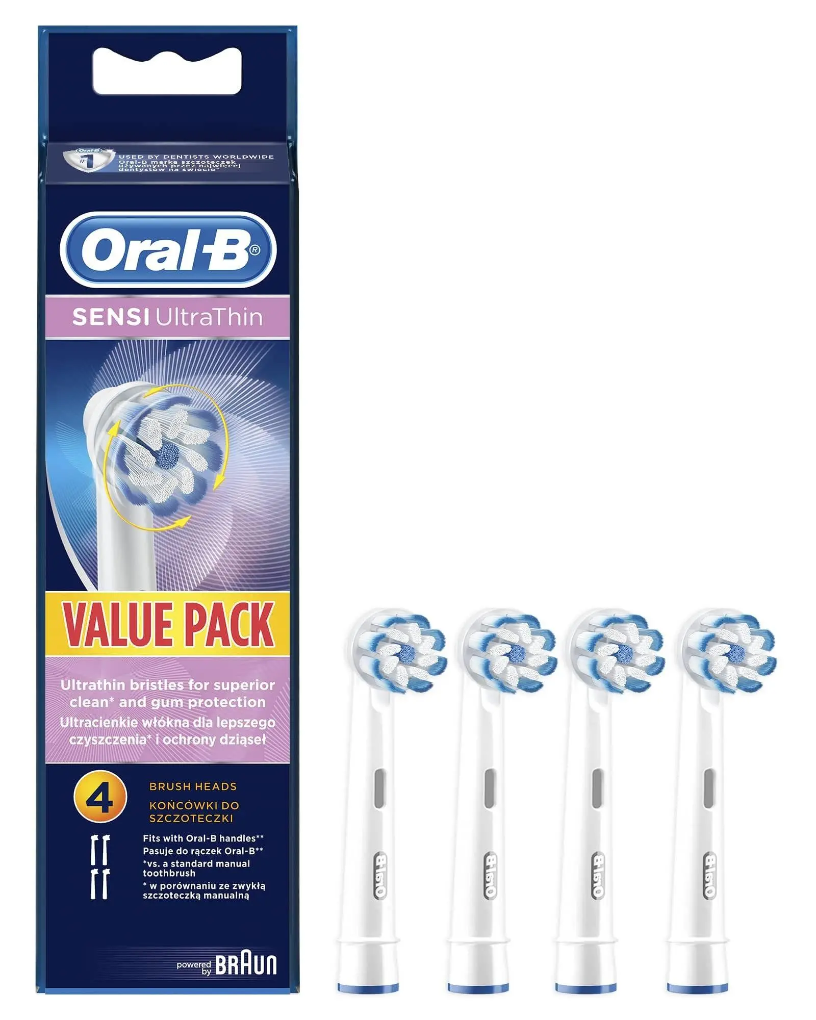 Końcówka do szczoteczki Oral-B Sensitive Clean 4szt.