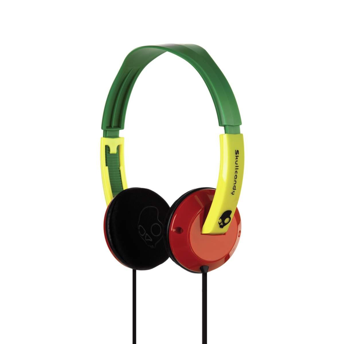 Słuchawki przewodowe Skullcandy Uprock (rasta)