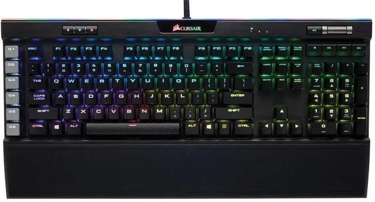 Klawiatura mechaniczna Corsair K95 RGB Platinum Cherry MX Speed Black Czarny