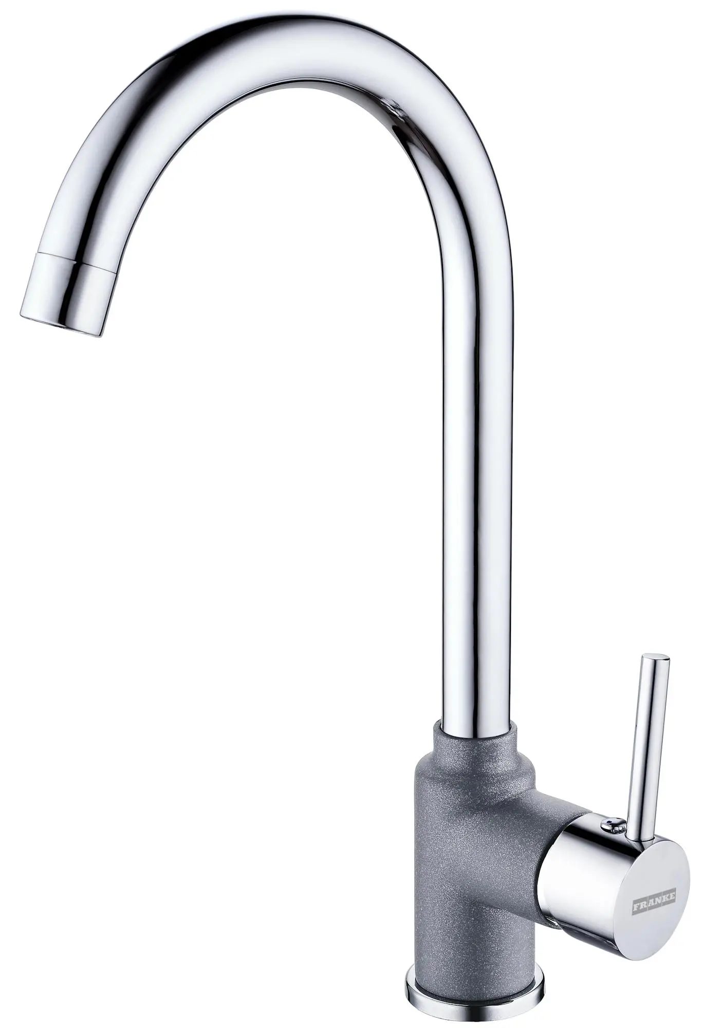 Bateria Franke Pola Chrom/Kamienny szary Mosiądz