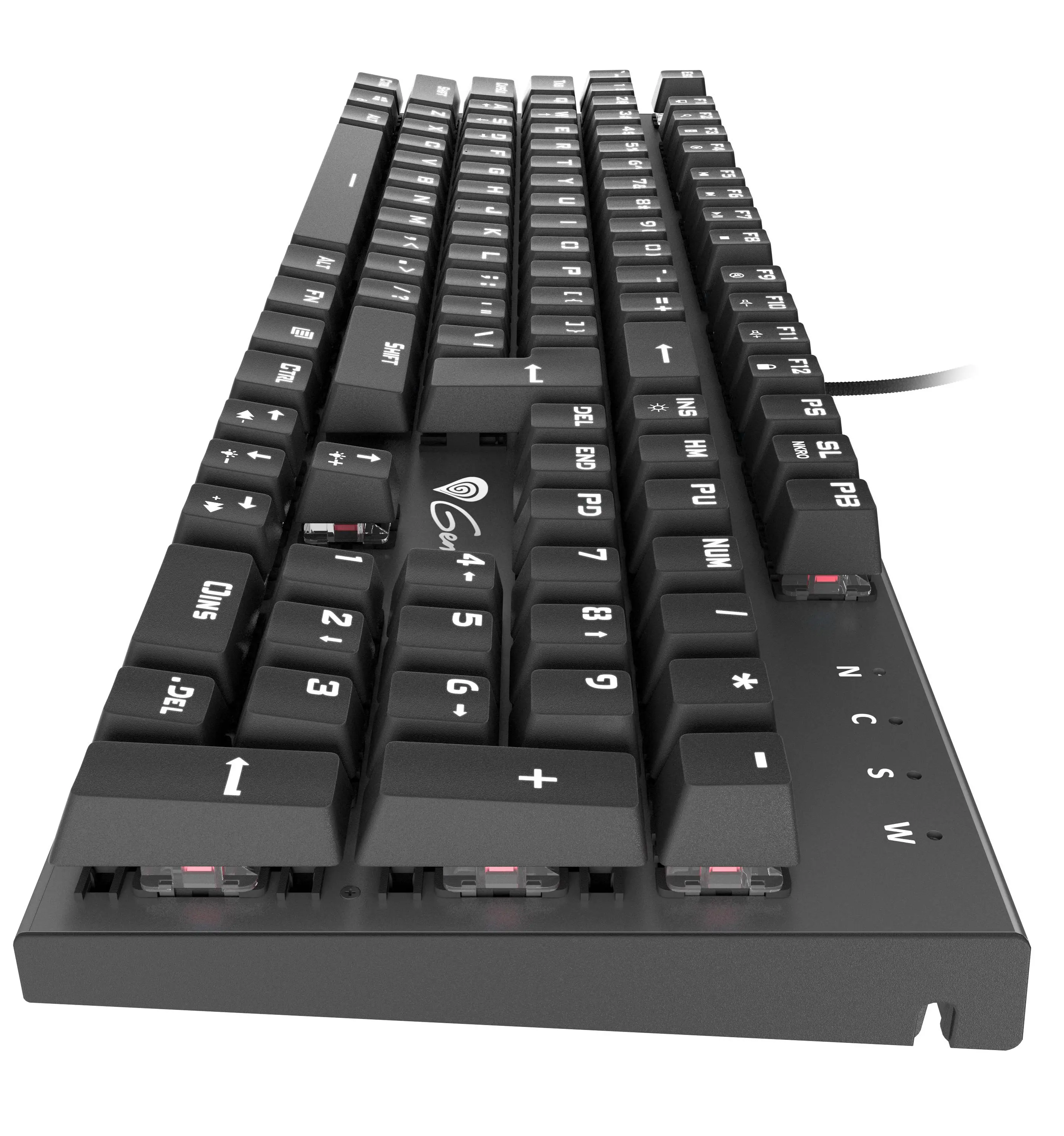 Klawiatura mechaniczna Genesis Thor 300 Outemu Red Czarny