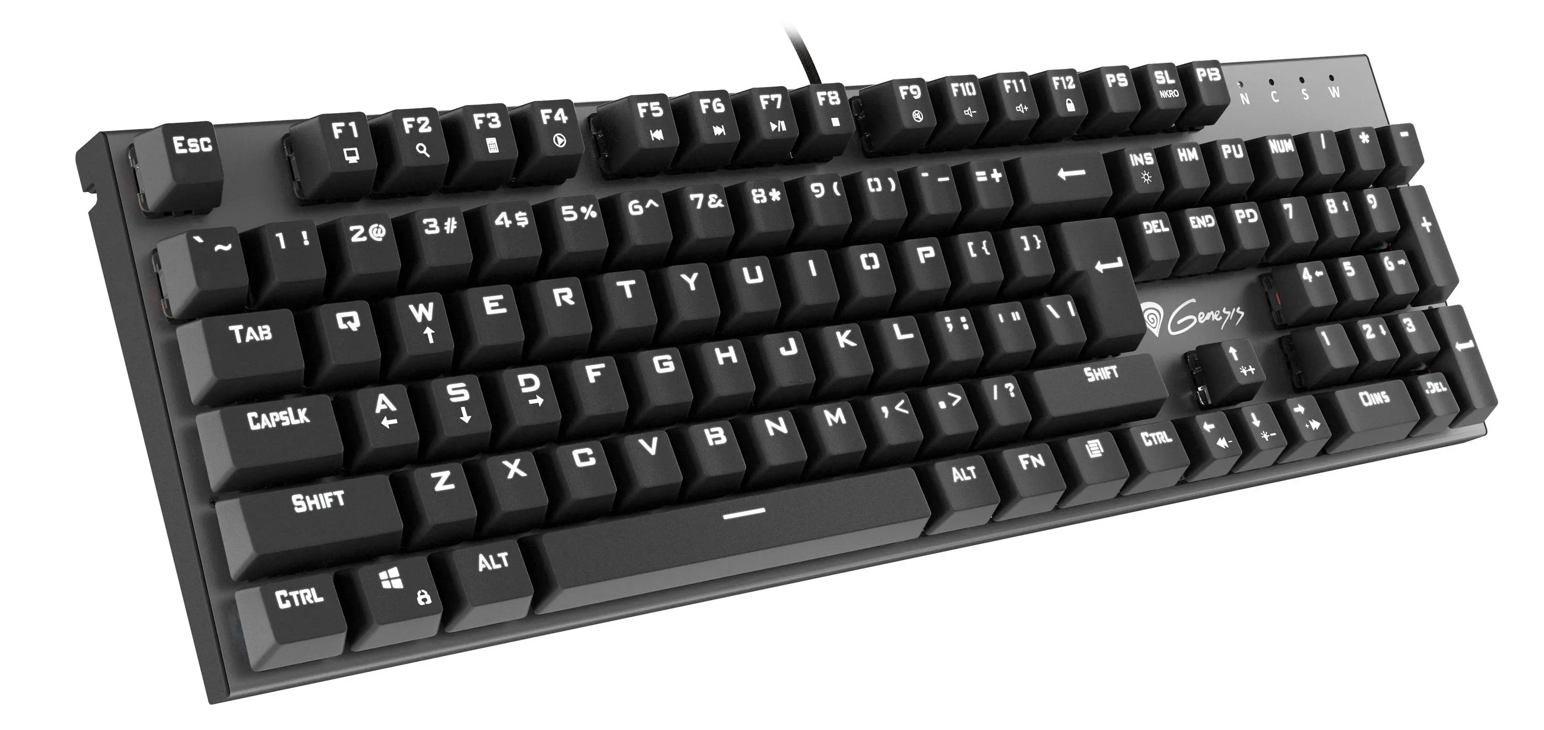 Klawiatura mechaniczna Genesis Thor 300 Outemu Red Czarny