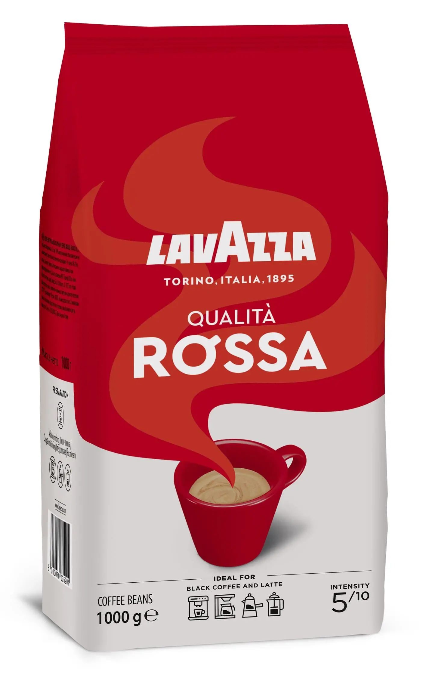 Kawa ziarnista Lavazza Qualita Rossa 1kg