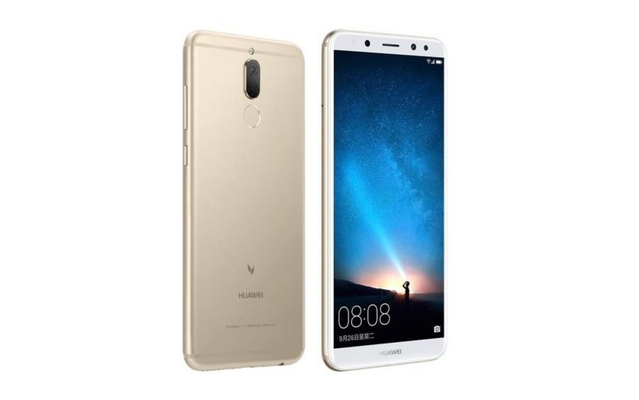 Smartfon Huawei Mate 10 Lite (złoty) + słuchawki Bluetooth AM61