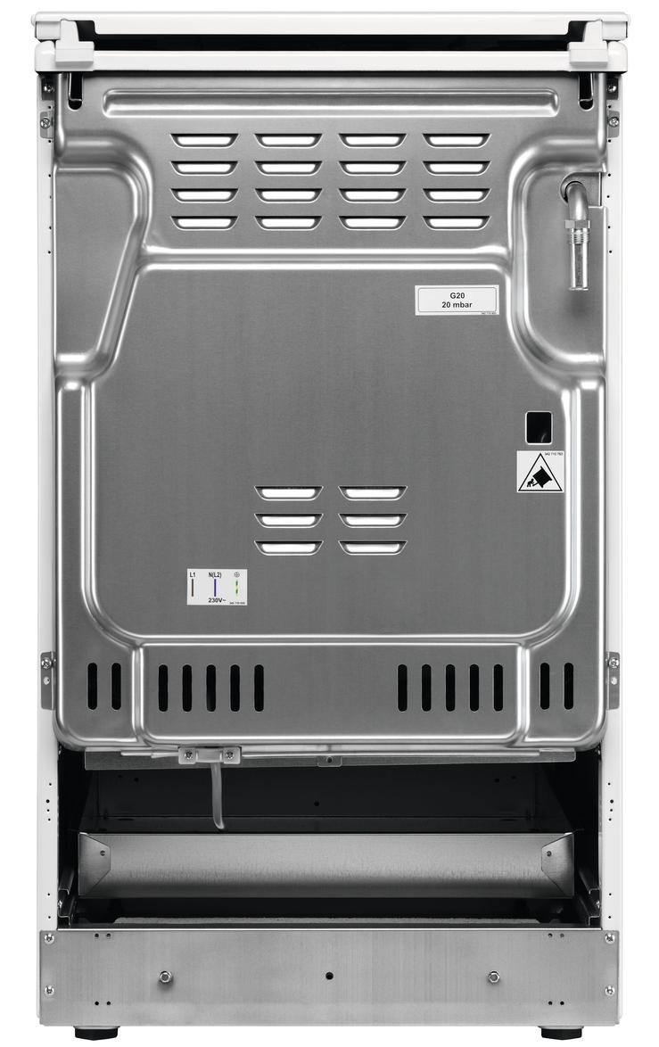 Kuchnia gazowo-elektryczna Electrolux EKK54953OX PlusSteam