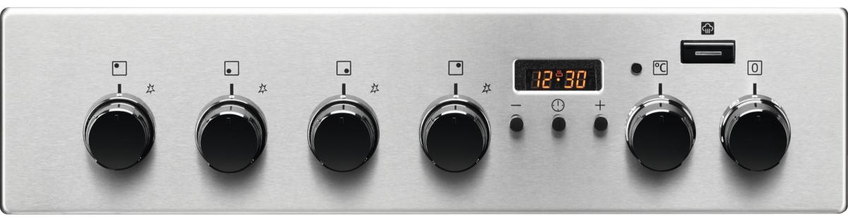 Kuchnia gazowo-elektryczna Electrolux EKK54953OX PlusSteam