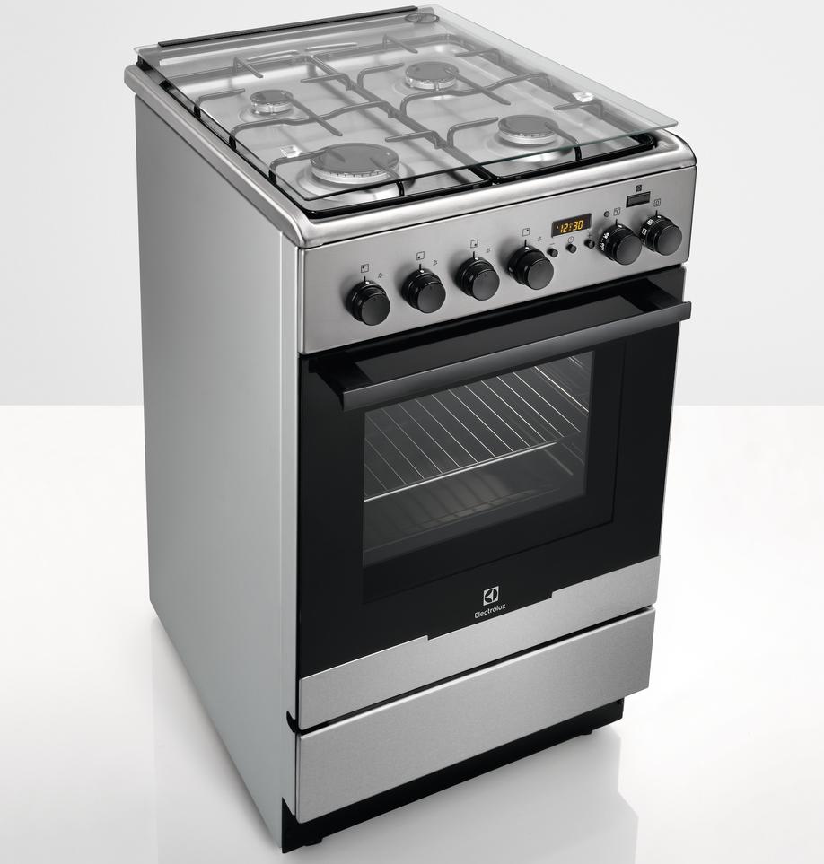 Kuchnia gazowo-elektryczna Electrolux EKK54953OX PlusSteam