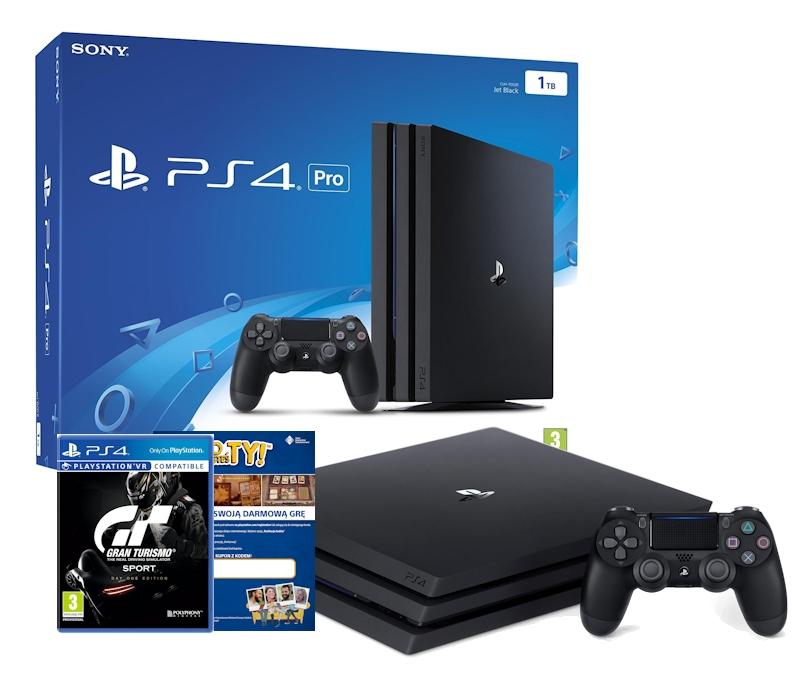 Konsola  Pro Sony PlayStation 4 Pro 1TB + To Jesteś Ty! + Gran Turismo Sport