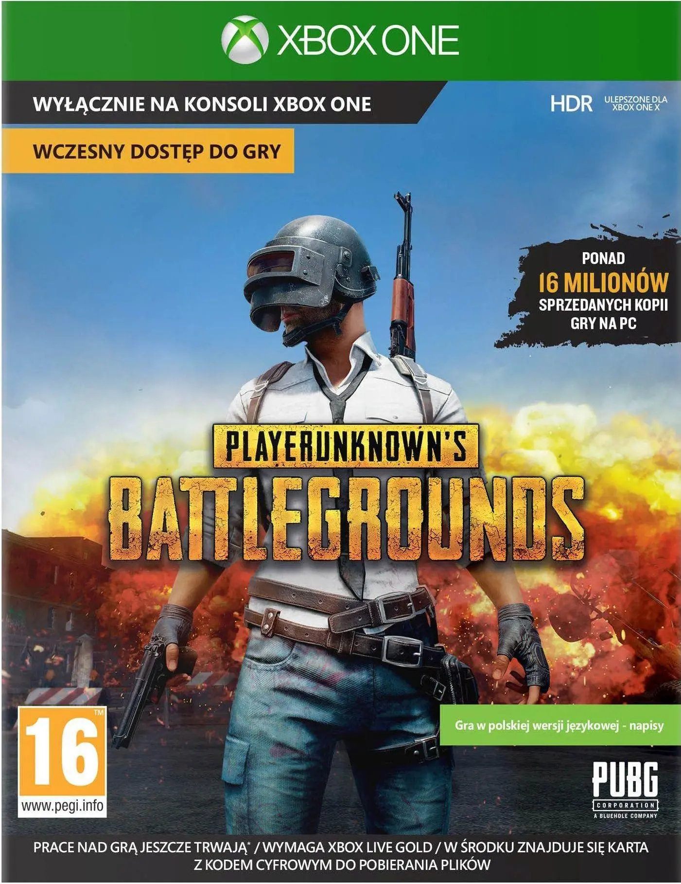 Playerunknown's Battlegrounds Gra na Xbox One (Kompatybilna z Xbox Series X)
