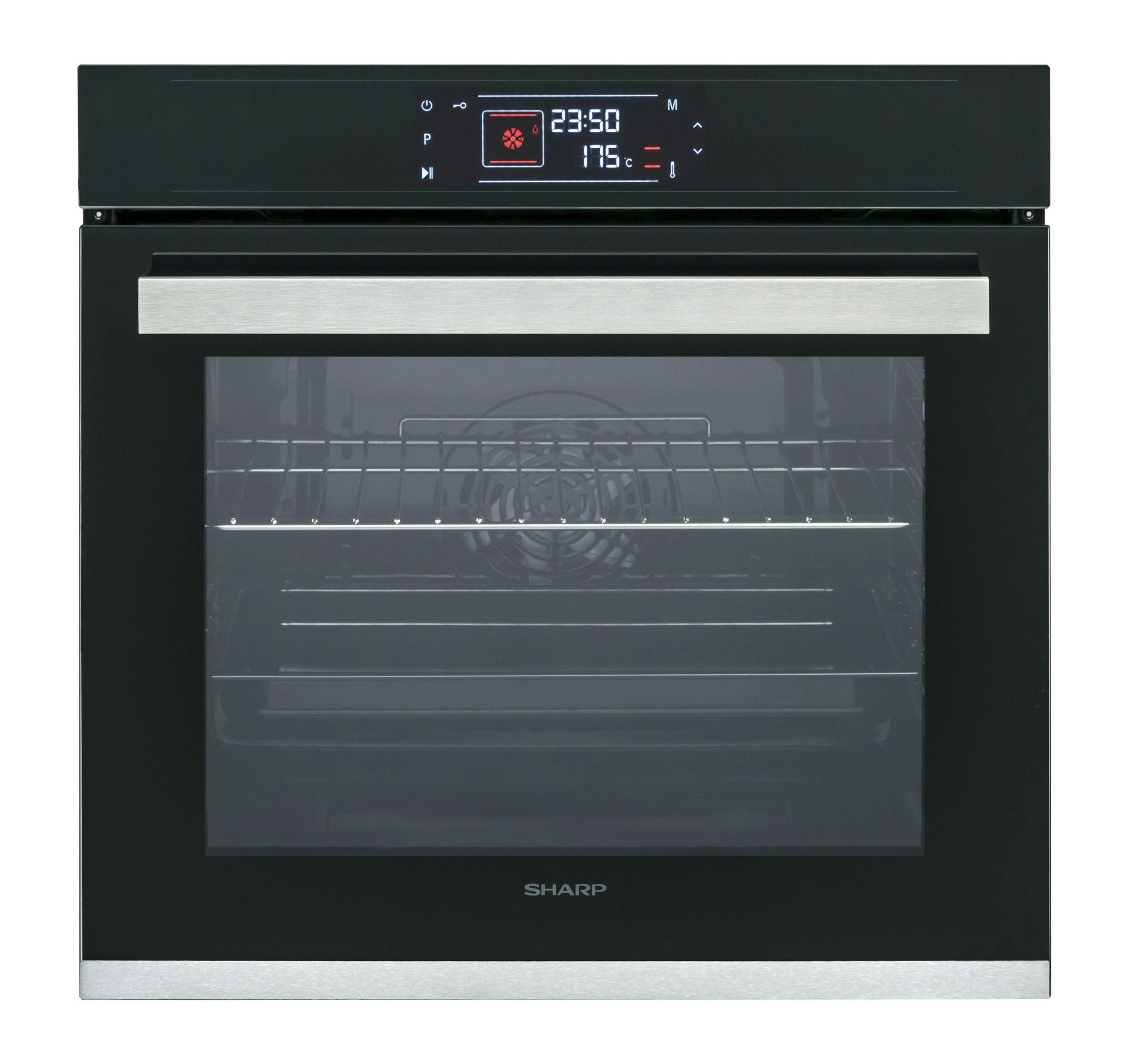 Piekarnik elektryczny Sharp K-70F19BM2-EU - termoobieg - prowadnice teleskopowe