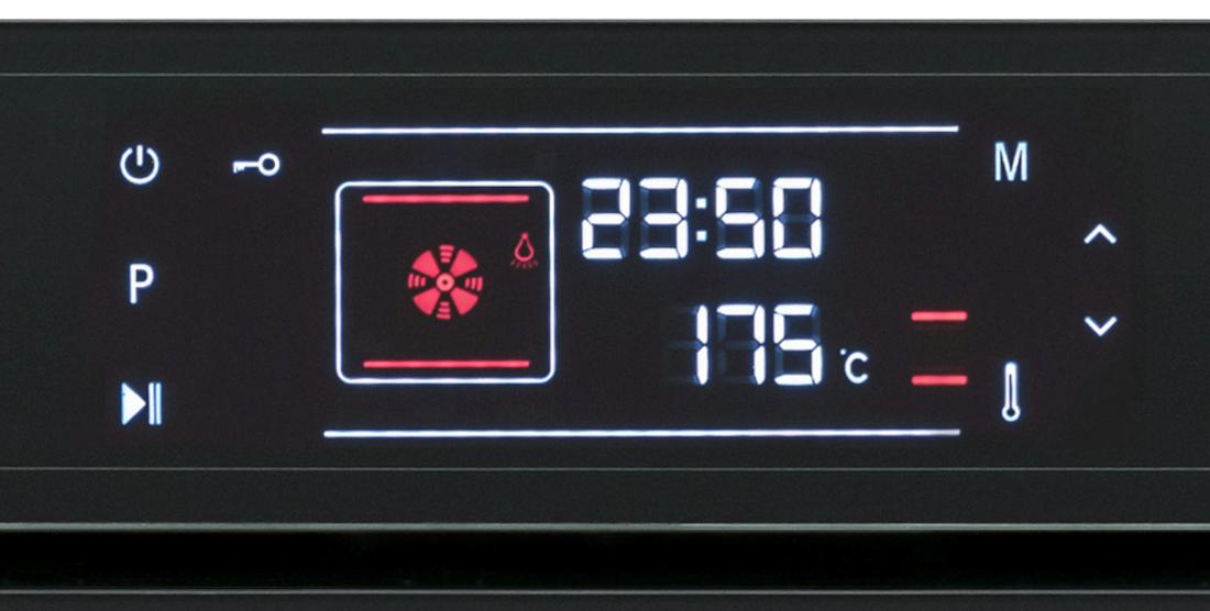 Piekarnik elektryczny Sharp K-70F19BM2-EU - termoobieg - prowadnice teleskopowe