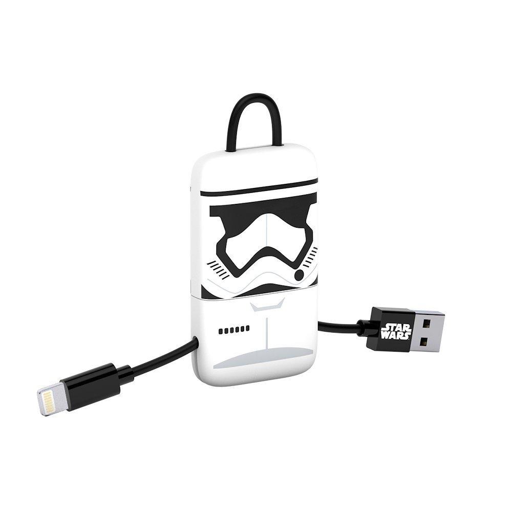 Kabel Tribe CLR30702 Gwiezdne Wojny kabel lightning Mfi Keyline 22 cm Stormtrooper