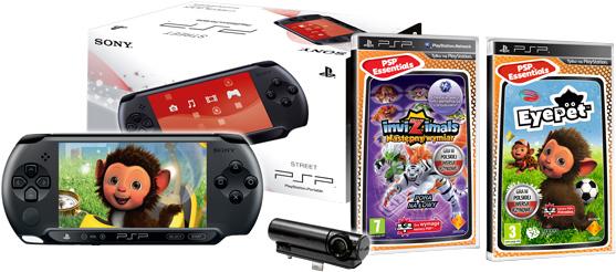 Sony PSP-E1004 Street + 2 gry + kamera