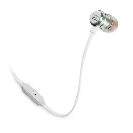 Słuchawki przewodowe JBL Tune 290 Dokanałowe Mikrofon Srebrny