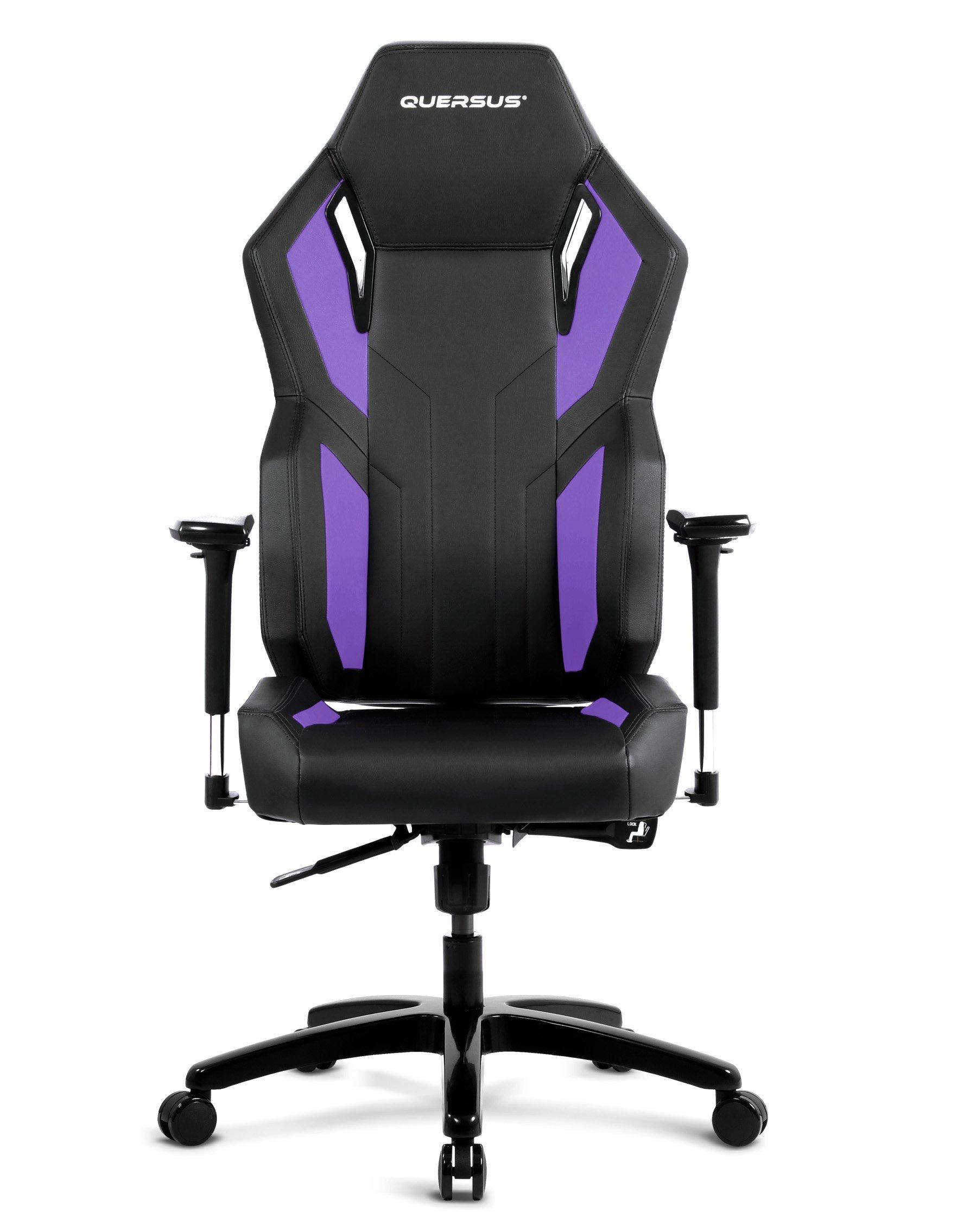 Fotel Quersus V502/XV - VAOS 502 (czarno-fioletowy)