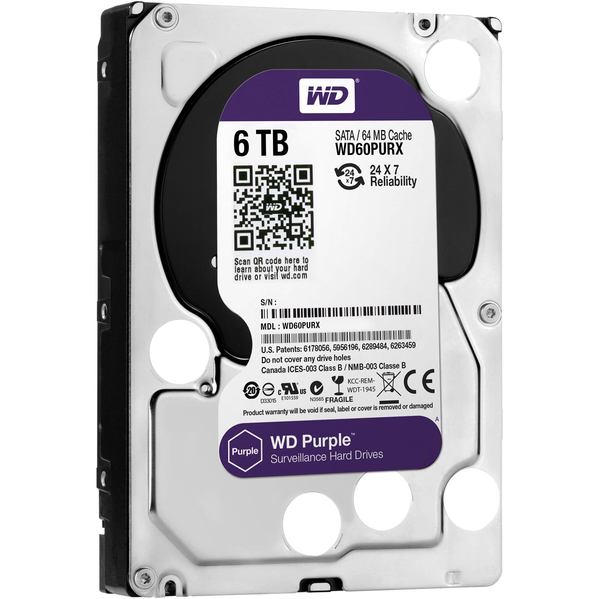 Dysk WD WD60PURZ Purple 6TB 3,5"