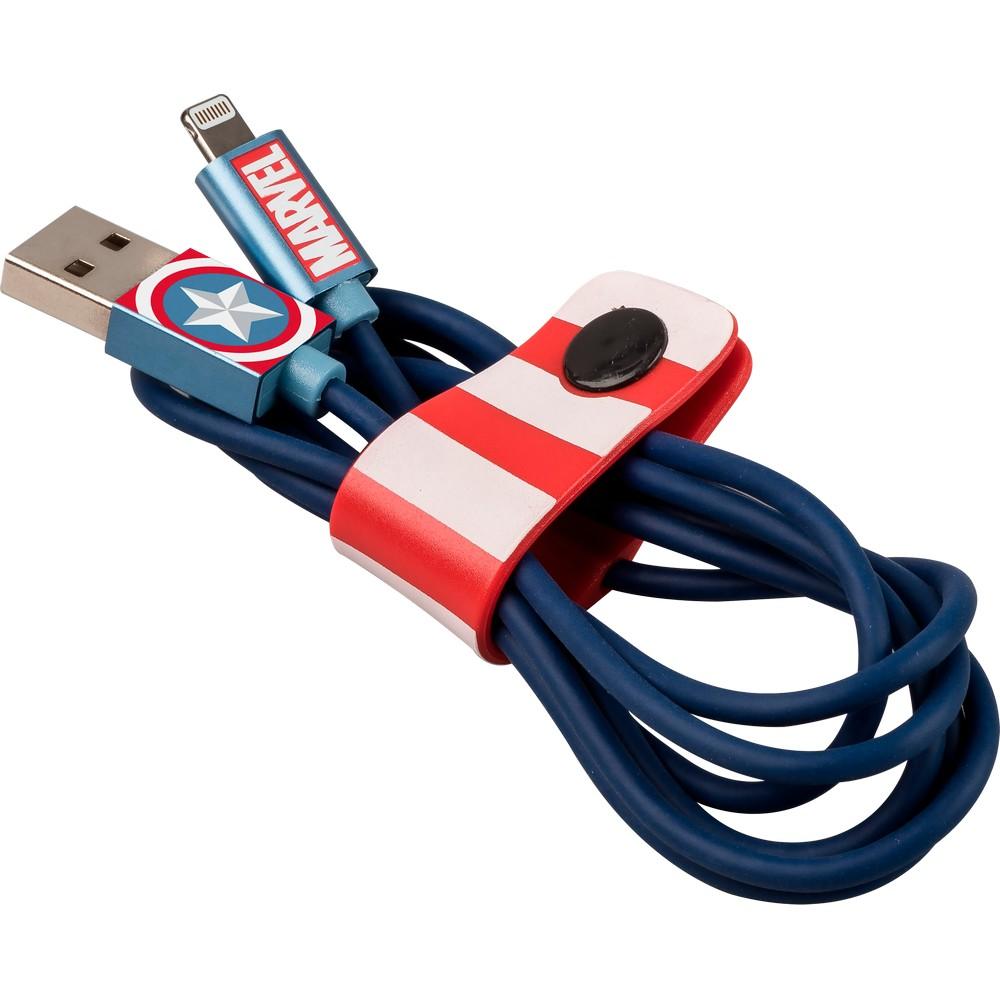 Kabel Tribe CLR21601 Marvel kabel lightning Mfi 120 cm Captain America
