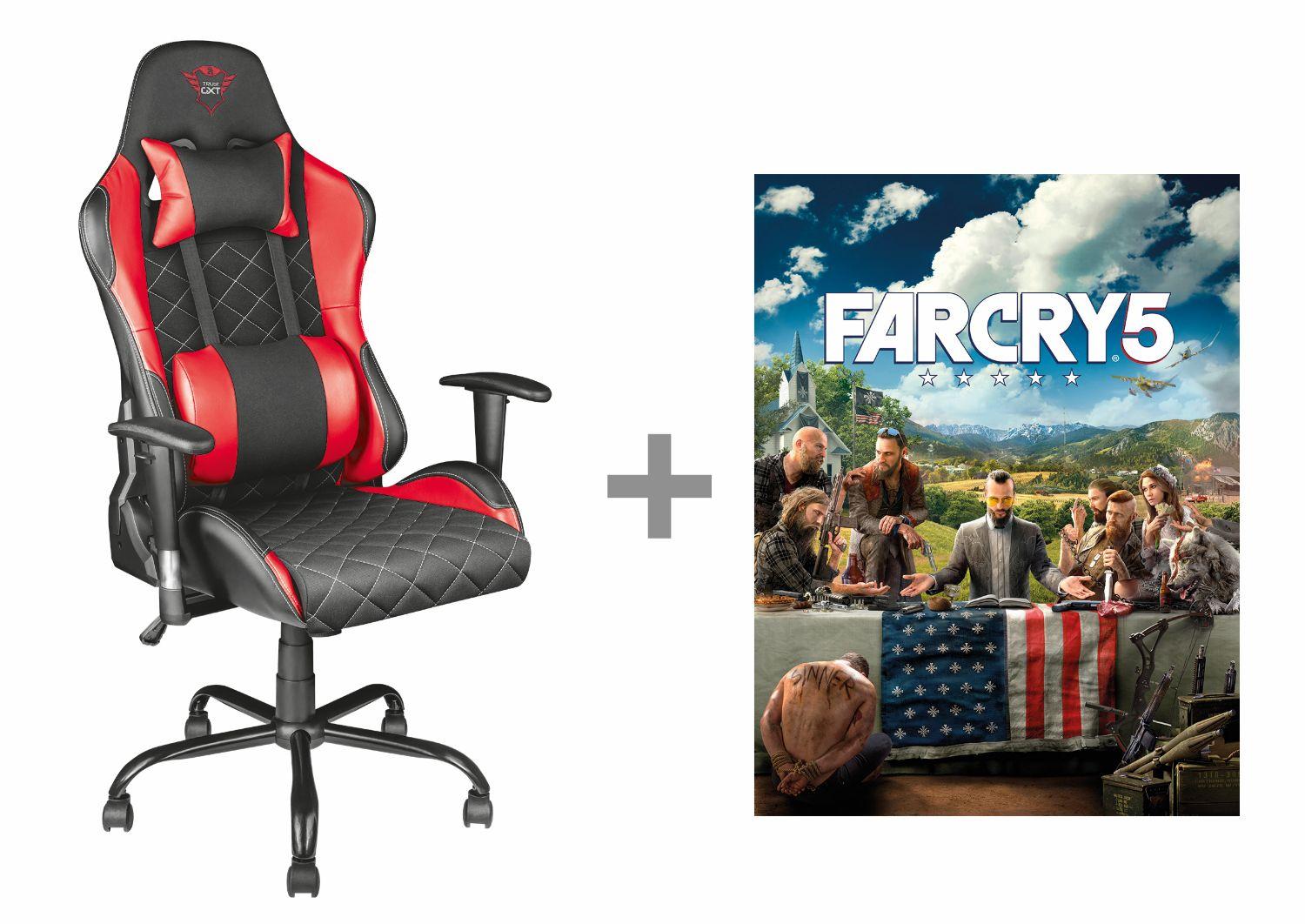 Fotel Trust GXT 707R Resto Gaming + gra Far Cry 5